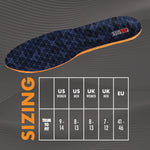 JobSite Gel Sport Insoles - Gel Heel & Metatarsal Shock Pad - US Men 8-13 Women 9-14 (Trim to Fit)