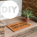 NINAMAR Blank Coir Door Mat - Plain Doormat for Custom, Personalized DIY Craft Designs – 28 x 17 inch