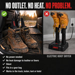 Non-electric portable boot dryer packs