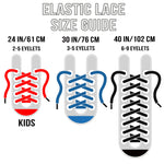 FootMatters Flat No Tie Elastic Stretch Shoe Laces - Foot Matters