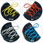 FootMatters Flat No Tie Elastic Stretch Shoe Laces - Foot Matters