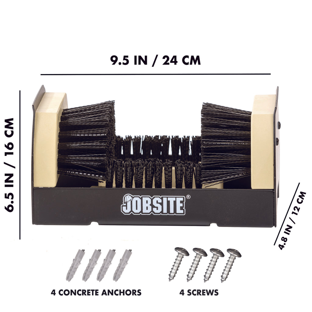 JobSite Boot Scrubber The Original Shoe Scraper Cleaner Brush FootMatters Webstore