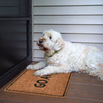 Ninamar Door Mat "Go Away" Natural Coir – 29.5 x 17.5 inch - Foot Matters