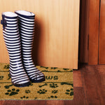Ninamar Door Mat Wipe Your Paws Natural Coir - 29.5 x 17.5 inch - Foot Matters