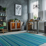 Ninamar Indoor/Outdoor Patio Rugs – Reversible, Waterproof, Lightweight, UV & Stain Resistant – Durable Plastic Décor Rug - Portable for Beach, Deck, Entryway