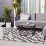 Ninamar Indoor/Outdoor Patio Rugs – Reversible, Waterproof, Lightweight, UV & Stain Resistant – Durable Plastic Décor Rug - Portable for Beach, Deck, Entryway