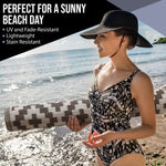 Ninamar Indoor/Outdoor Patio Rugs – Reversible, Waterproof, Lightweight, UV & Stain Resistant – Durable Plastic Décor Rug - Portable for Beach, Deck, Entryway