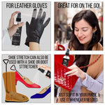 FootMatters Professional Boot & Shoe Stretch Spray – Softener & Stretcher for Leather, Suede, Nubuck, Canvas – 4 oz - Foot Matters