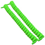 FootMatters Curly No Tye Shoe Laces - Elastic Spring Laces - No Tie Great for Elderly, Children, Fashion - One Size Fits All - Foot Matters