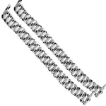 FootMatters Curly No Tye Shoe Laces - Elastic Spring Laces - No Tie Great for Elderly, Children, Fashion - One Size Fits All - Foot Matters