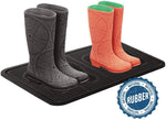 SafetyCare Rubber Shoe & Boot Tray - Multi-Purpose - 80 cm x 40 cm - 2 Mats - Foot Matters