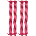 FootMatters Curly No Tye Shoe Laces - Elastic Spring Laces - No Tie Great for Elderly, Children, Fashion - One Size Fits All - Foot Matters
