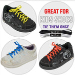 FootMatters No Tie Flat Stretch Shoe Laces - Foot Matters