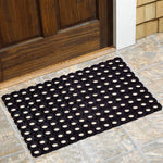 SafetyCare Interlocking Rubber Drainage Floor Mat - Anti-Fatigue - 24 x 16 inches - 12 Mats - Foot Matters