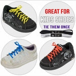 FootMatters No Tie Flat Stretch Shoe Laces - Foot Matters