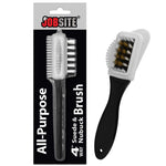 JobSite Suede & Nubuck Leather Cleaning Brush - Cleans & Restores Leather to New Look & Feel - Foot Matters