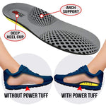 JobSite Power Tuff Anti-Fatigue Support Work Orthotic Insoles - Foot Matters