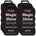 JobSite Instant Express Leather Boot & Shoe Shine Sponge - Fits in Purse or Bag for Quick Shine Buff on the Go for Leather & Vinyl Shoes, Boots, Purse, Belt and Car Auto Upholstery - Foot Matters