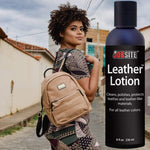 JobSite Premium Leather Lotion Softener & Conditioner- Cleans, Polishes, Protects - 8 oz - Foot Matters