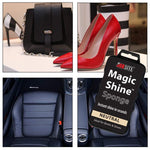 JobSite Instant Express Leather Boot & Shoe Shine Sponge - Fits in Purse or Bag for Quick Shine Buff on the Go for Leather & Vinyl Shoes, Boots, Purse, Belt and Car Auto Upholstery - Foot Matters