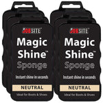 JobSite Instant Express Leather Boot & Shoe Shine Sponge - Fits in Purse or Bag for Quick Shine Buff on the Go for Leather & Vinyl Shoes, Boots, Purse, Belt and Car Auto Upholstery - Foot Matters