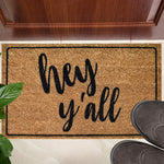 Ninamar Door Mat Hey Y'all Natural Coir - 75 x 45 cm - Foot Matters