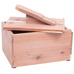 FootMatters Red Cedar Boot & Shoe Care Shine Box Kit