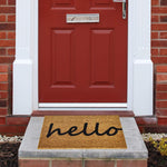 Ninamar Door Mat Hello Natural Coir - 75 x 45 cm - Foot Matters