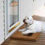 NINAMAR Woven Door Mat All Natural Coir - Extra Thick - 36 x 24 inch - Home