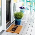 Ninamar Howdy! Door Mat - Natural Coir - 29.5 x 17.5 inch