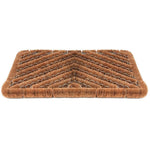 Ninamar Natural Coir Herringbone Door Mat - 24 x 16 inch - Foot Matters