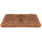 Ninamar Natural Coir Herringbone Door Mat - 24 x 16 inch - Foot Matters