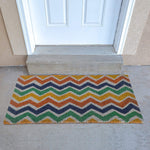 Ninamar Door Mat Zigzag Natural Coir – 29.5 x 17.5 inch