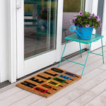 NINAMAR Hello Summer Door Mat - Natural Coir - 29.5 x 17.5 inch