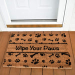 NINAMAR Woven Door Mat All Natural Coir - Extra Thick - 36 x 24 inch - Wipe Your Paws