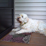 Ninamar Door Mat Pastel Flowers Natural Coir – 29.5 x 17.5 inch