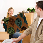 Ninamar Door Mat Colorful Leaves - Natural Coir - 29.5 x 17.5 inch