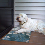 Ninamar Door Mat Hibiscus Flowers Natural Coir – 29.5 x 17.5 inch