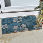 Ninamar Door Mat Hibiscus Flowers Natural Coir – 29.5 x 17.5 inch
