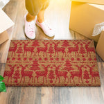 Ninamar Door Mat Christmas Sweater Natural Coir - 29.5 x 17.5 inch