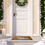 Ninamar Door Mat Holiday Dachshund Dog Natural Coir - 29.5 x 17.5 inch