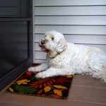 Ninamar Door Mat Autumn Leaves - Natural Coir - 29.5 x 17.5 inch