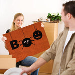 Ninamar Door Mat Halloween Boo - Natural Coir - 29.5 x 17.5 inch