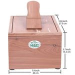 FootMatters Red Cedar Boot and Shoe Care Shine Kit - Brush, Mink Oil, Waterproof Paste, Polish - Foot Matters