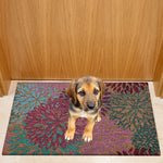 Ninamar Door Mat Bright Flowers Natural Coir – 29.5 x 17.5 inch