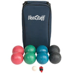 Neat Stuff Bocce Ball Set with Carrying Case - Up to 8 Players - Foot Matters