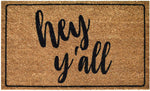 Ninamar Door Mat Hey Y'all Natural Coir - 75 x 45 cm - Foot Matters