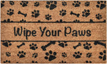 NINAMAR Woven Door Mat All Natural Coir - Extra Thick - 36 x 24 inch - Wipe Your Paws