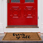 Ninamar Door Mat Hey Y'all Natural Coir - 75 x 45 cm - Foot Matters