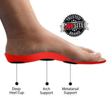 FootMatters Plastazote Orthotic Comfort Insoles - Self Molding Plastazote Foam Absorbs Pressure &amp;amp; Reduces Friction - Diabetics Friendly - Women 8-11 / Men 7-10 - Foot Matters